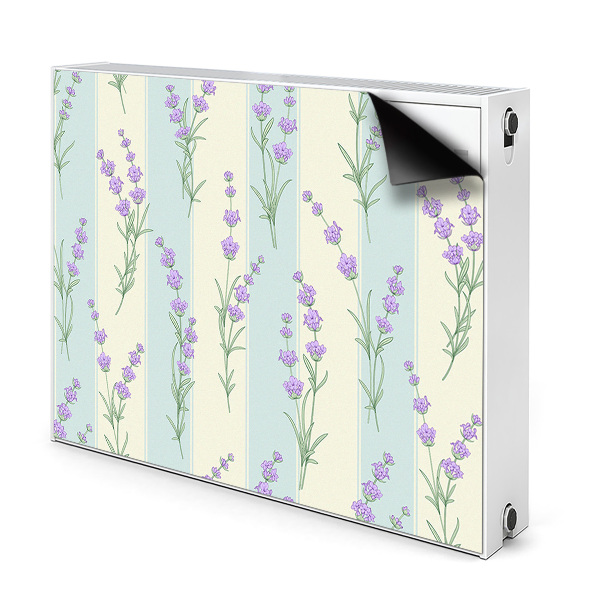 Printed radiator mat Lavender flowers