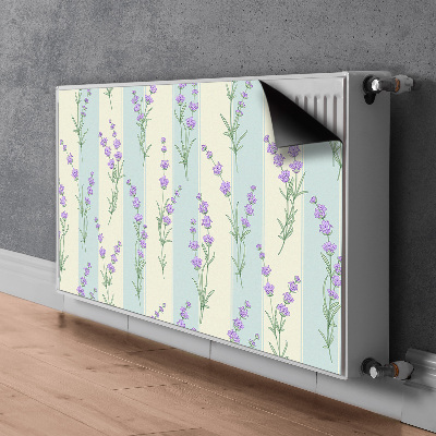 Printed radiator mat Lavender flowers