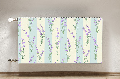 Printed radiator mat Lavender flowers