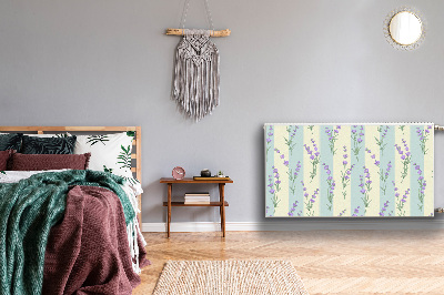 Printed radiator mat Lavender flowers