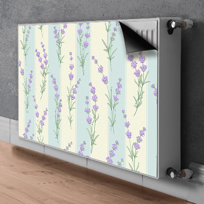 Printed radiator mat Lavender flowers