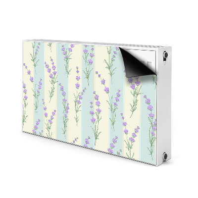 Printed radiator mat Lavender flowers