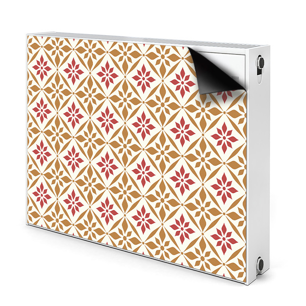 Printed radiator mat Floral pattern