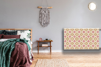 Printed radiator mat Floral pattern