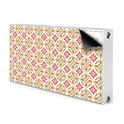 Printed radiator mat Floral pattern