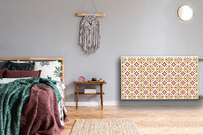 Printed radiator mat Floral pattern