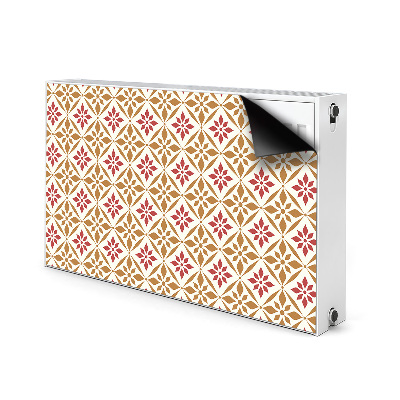 Printed radiator mat Floral pattern