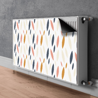 Decorative radiator cover Scandinavian pattern