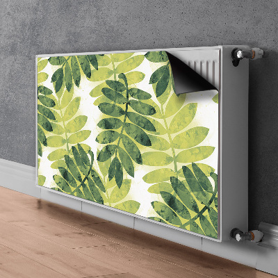 Magnetic radiator cover Rowan leaves