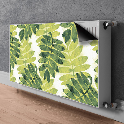 Magnetic radiator cover Rowan leaves