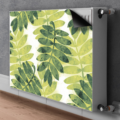 Magnetic radiator cover Rowan leaves