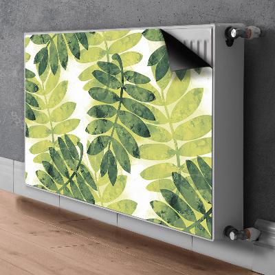 Magnetic radiator cover Rowan leaves