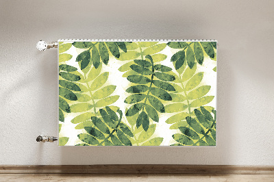 Magnetic radiator cover Rowan leaves