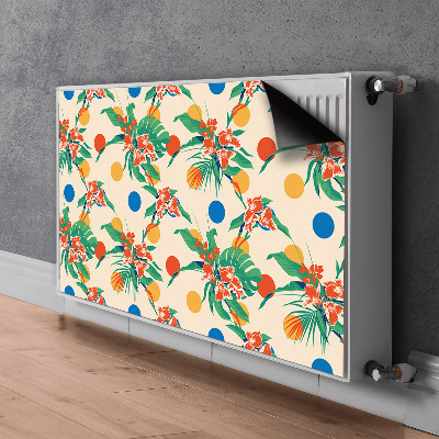 Magnetic radiator mat The sunset