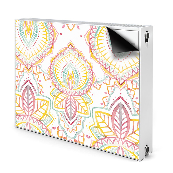 Magnetic radiator mat Indian pattern