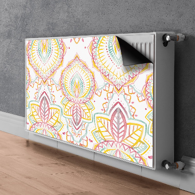 Magnetic radiator mat Indian pattern