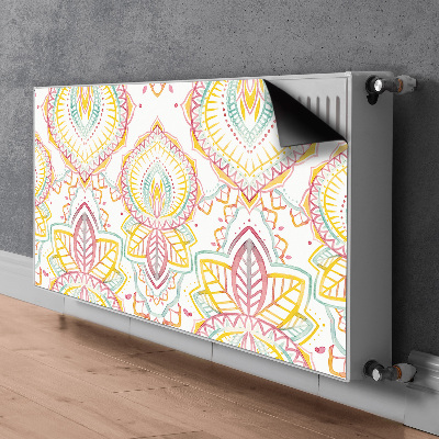 Magnetic radiator mat Indian pattern