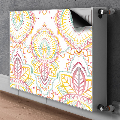 Magnetic radiator mat Indian pattern