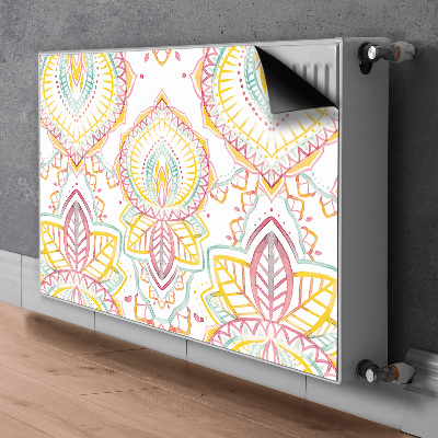 Magnetic radiator mat Indian pattern