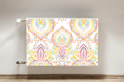 Magnetic radiator mat Indian pattern