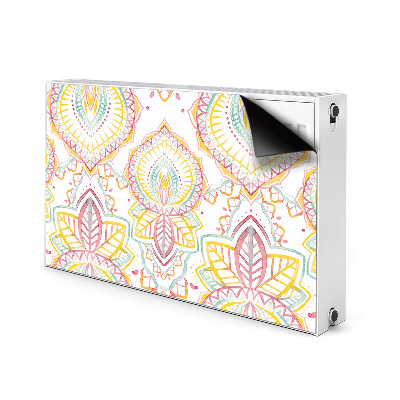 Magnetic radiator mat Indian pattern