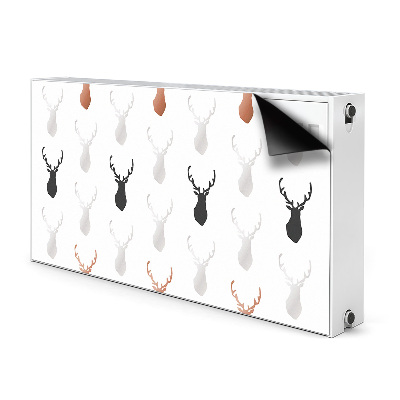 Magnetic radiator mat Deer head