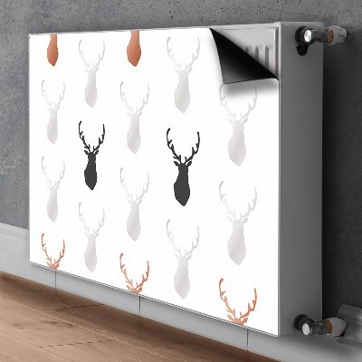 Magnetic radiator mat Deer head