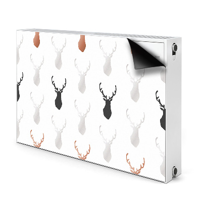 Magnetic radiator mat Deer head