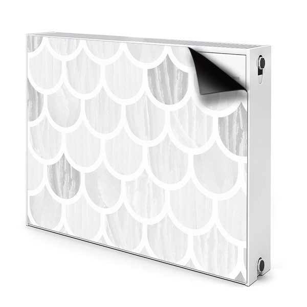 Decorative radiator mat Scallop