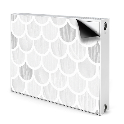 Decorative radiator mat Scallop