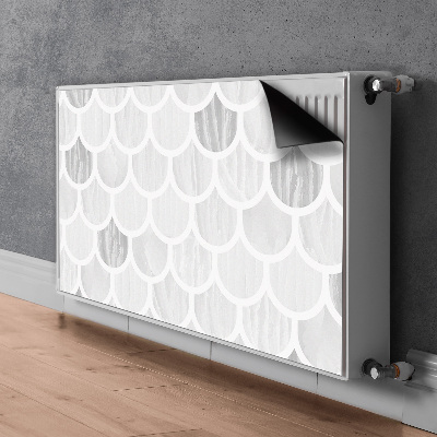 Decorative radiator mat Scallop