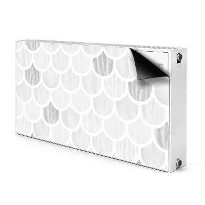 Decorative radiator mat Scallop