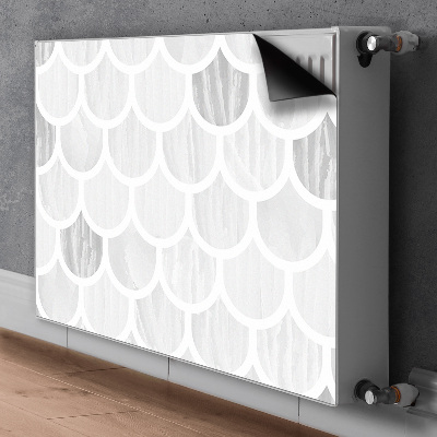 Decorative radiator mat Scallop