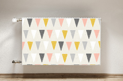 Magnetic radiator mat Triangular pattern