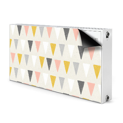 Magnetic radiator mat Triangular pattern