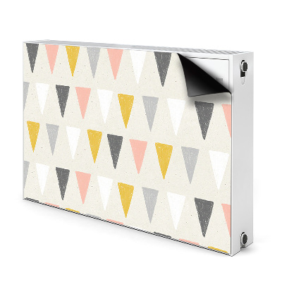 Magnetic radiator mat Triangular pattern