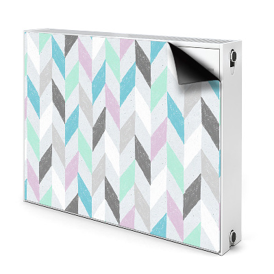 Decorative radiator cover Fabric with herringbone