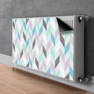 Decorative radiator cover Fabric with herringbone