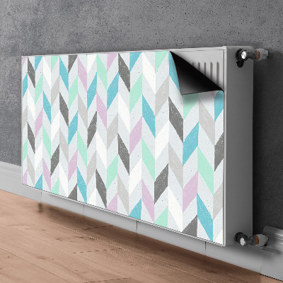 Decorative radiator cover Fabric with herringbone