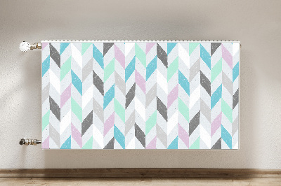 Decorative radiator cover Fabric with herringbone