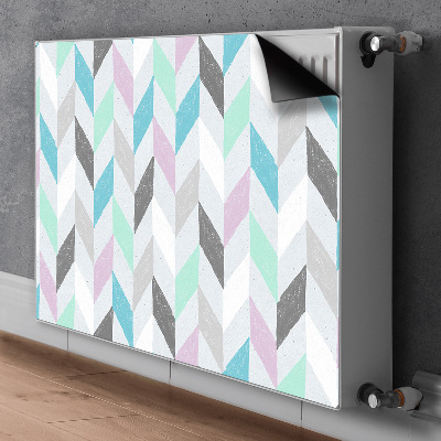 Decorative radiator cover Fabric with herringbone