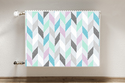 Decorative radiator cover Fabric with herringbone