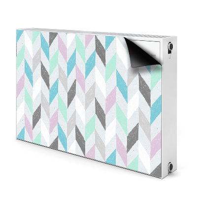 Decorative radiator cover Fabric with herringbone