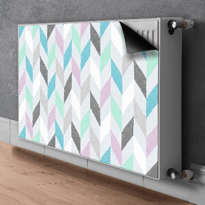 Decorative radiator cover Fabric with herringbone