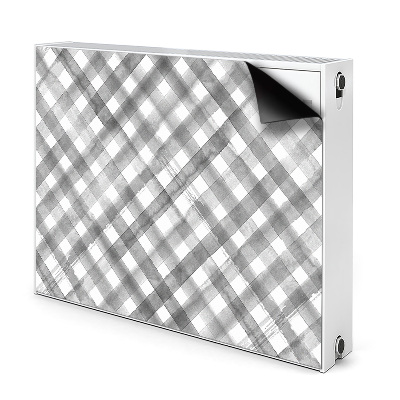 Decorative radiator cover Gray grille