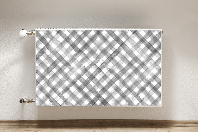 Decorative radiator cover Gray grille