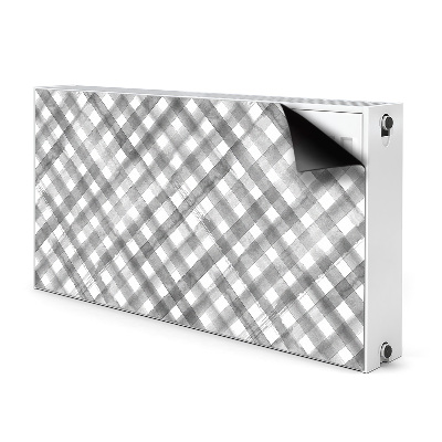 Decorative radiator cover Gray grille