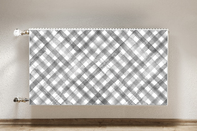 Decorative radiator cover Gray grille