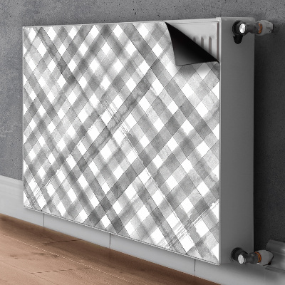 Decorative radiator cover Gray grille