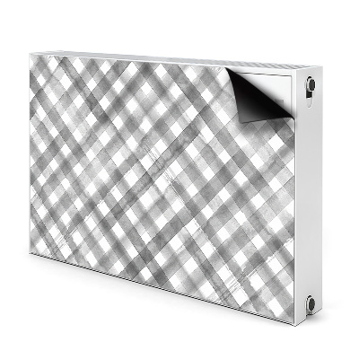 Decorative radiator cover Gray grille